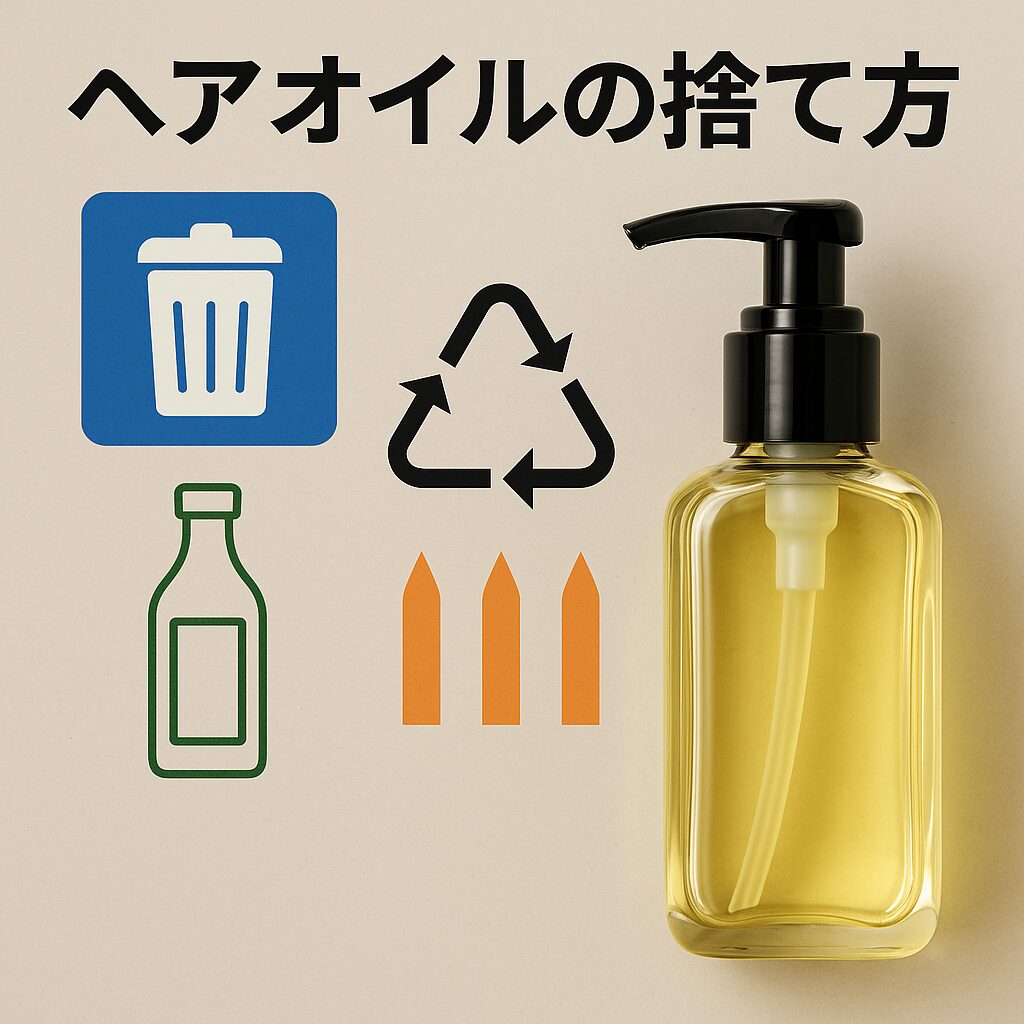 ヘアオイル 捨て 方